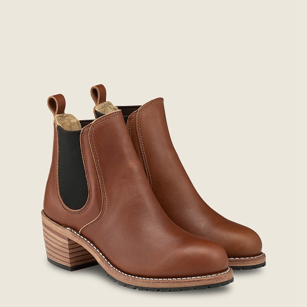 Heritage Støvler Dame - Red Wing Harriet - Heeled Boundary Læder - Brune - VYNCTD-752